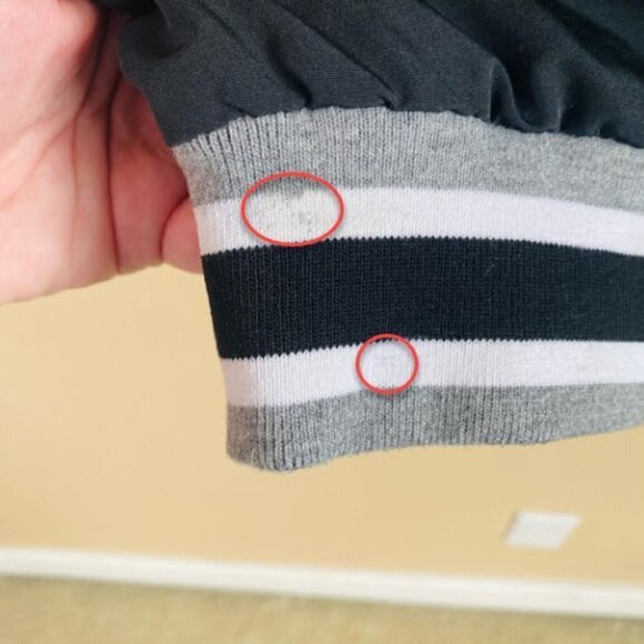 Ecko Unlimted Size XXL Black and Gray Light Windbreaker Ripstop Jacket TINY FLAW - Picture 8 of 8